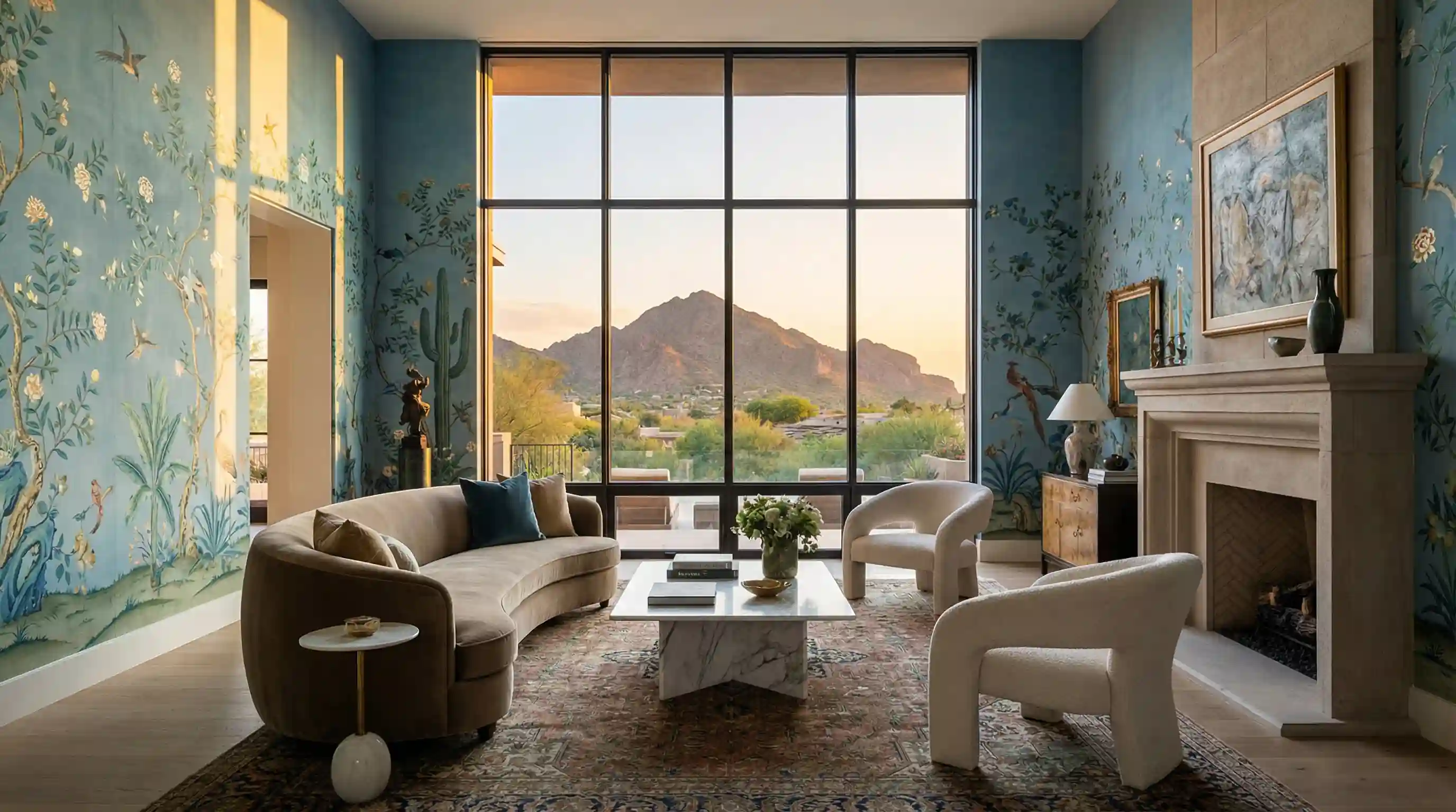 Historic Home Wallpaper service by Precision Wallpaper Installations in Studio City, Los Angeles